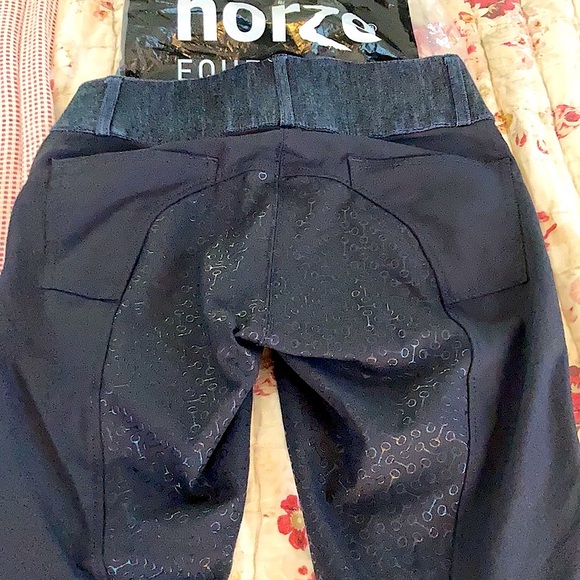 NWOT Horze Limited Edition silicone full seat Breeches Never worn w/4 pockets! - Picture 4 of 16
